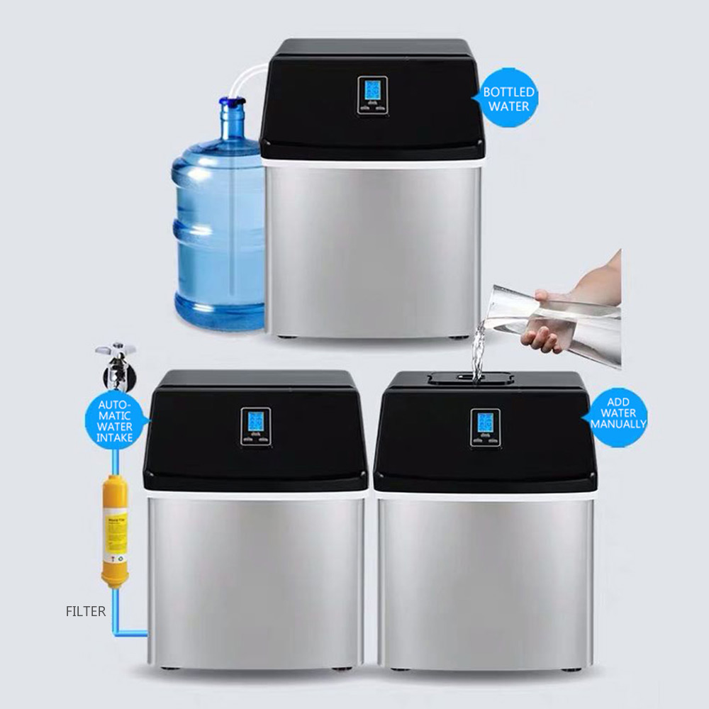 Ice Maker Machine 25Kg - 25KG Commercial Ice Cube Machine Household