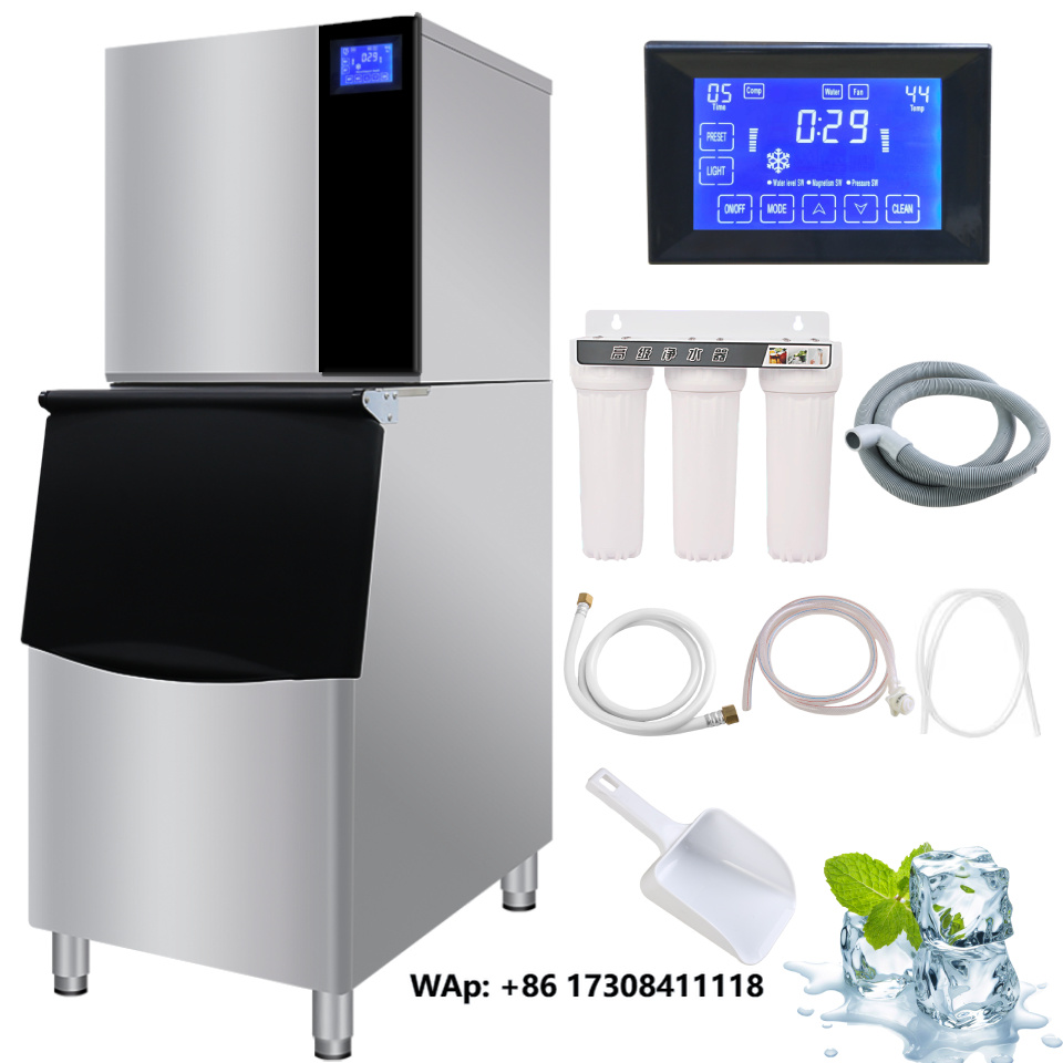 Commercial Ice Maker 200Kg Cube - Commercial Ice Maker Machine 500kg/24 Hours