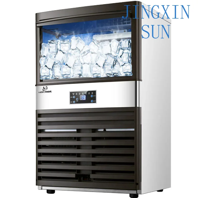 Commercial Ice Maker 100Kg - 110V/220V Ice Maker Commercial milk-tea shop/small