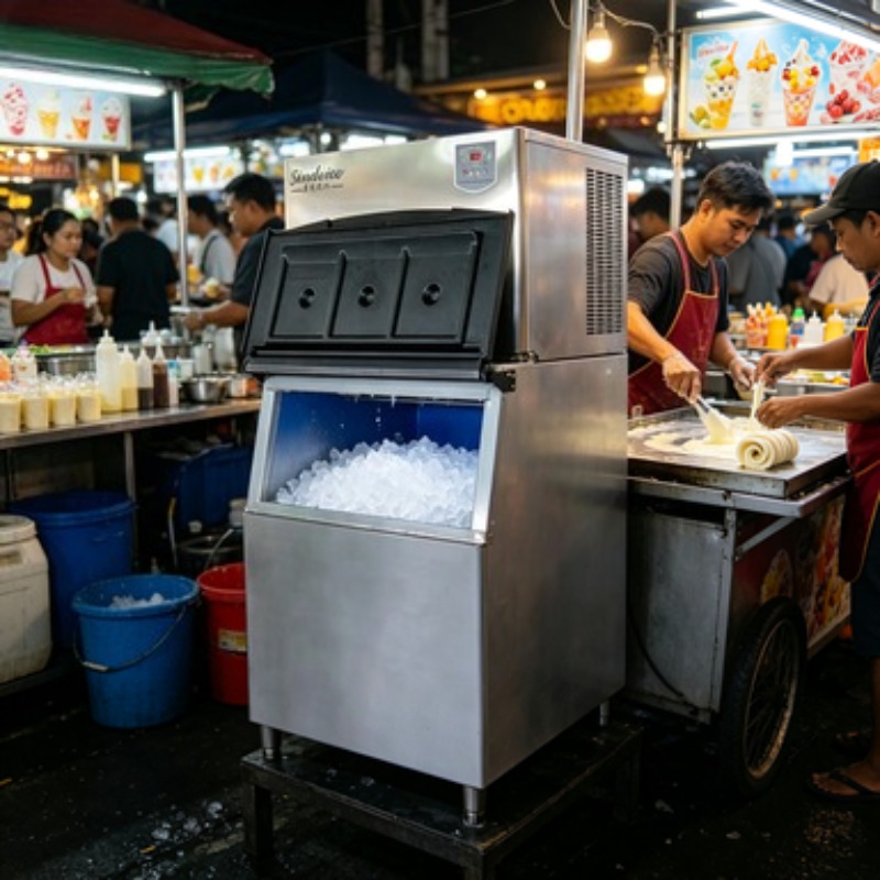 Stainless Steel Commercial Ice - Block Ice Machine 1 Ton 评论和价格
