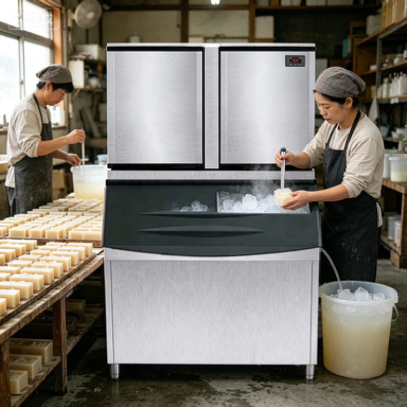 Stainless Steel Commercial Ice - Block Ice Machine 1 Ton 评论和价格