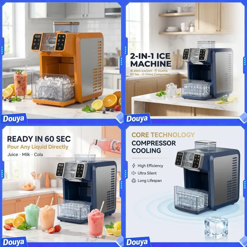 Factory Direct 2-in-1 Ice Make - Ice Maker Machine 25Kg 评论和价格