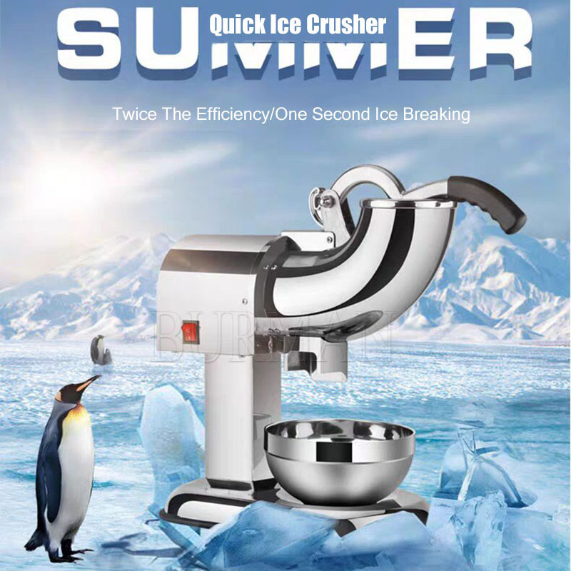 110v 220v Electric Ice Crusher - Commercial Ice Maker 100Kg 评论和价格