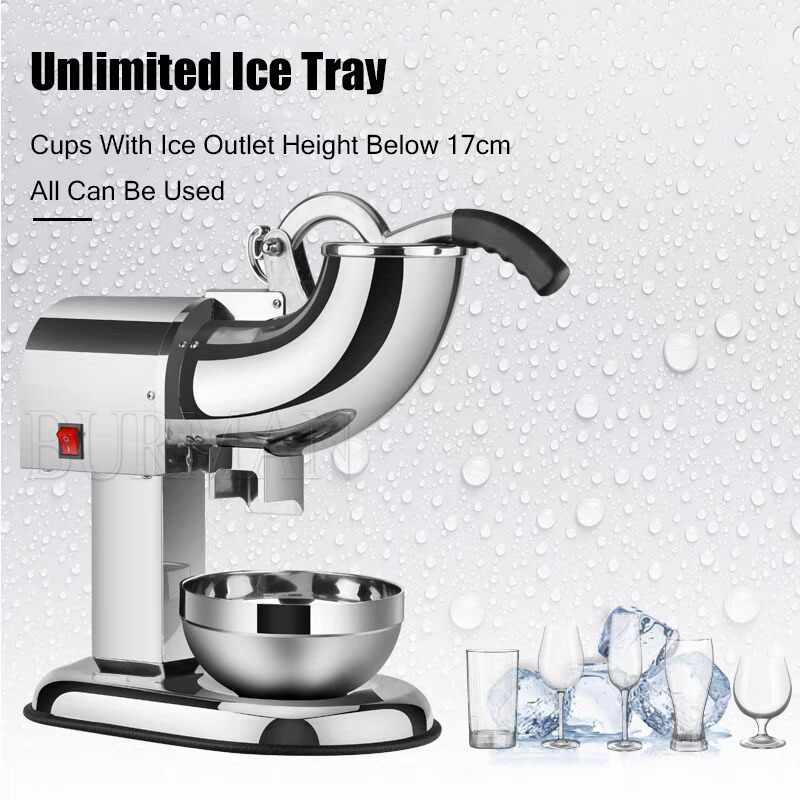 110v 220v Electric Ice Crusher - Commercial Ice Maker 100Kg 评论和价格
