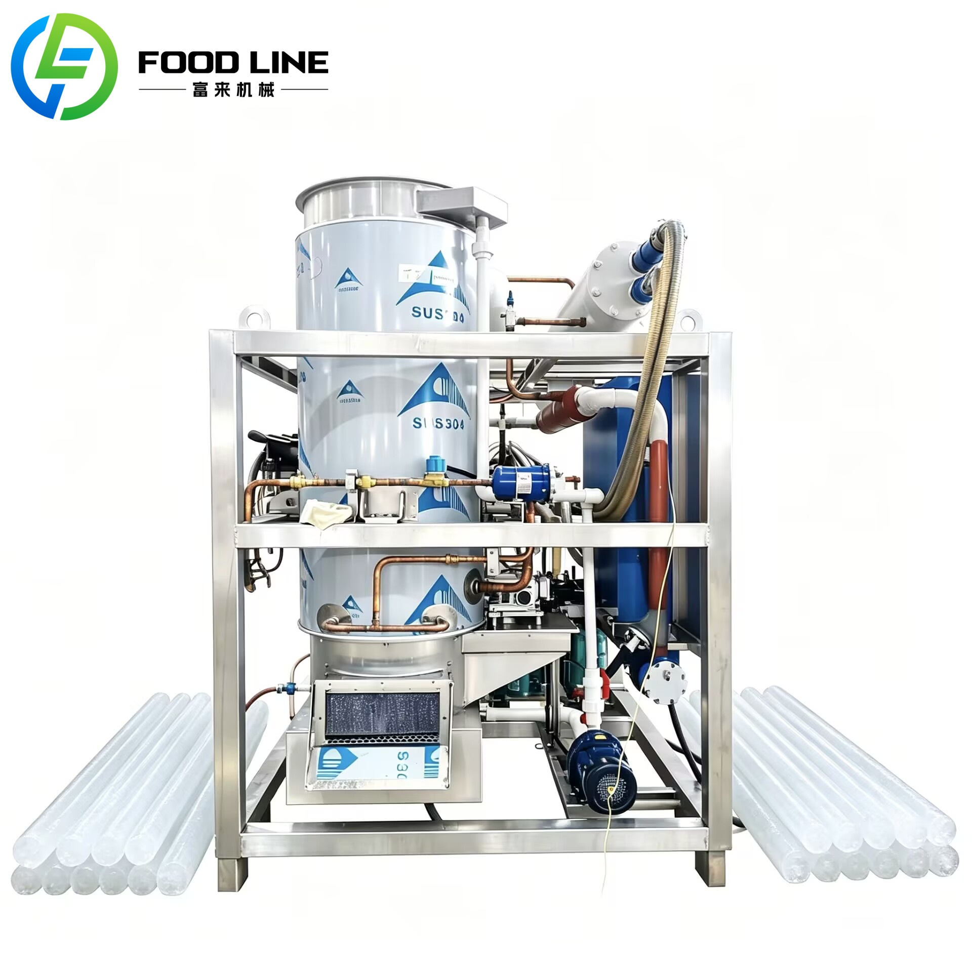 Tube Ice Maker Machine 500kg 1 - Ice Tube Machine 500Kg 评论和价格