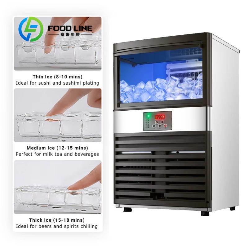 Customized commercial ice make - Commercial Ice Maker 100Kg 评论和价格
