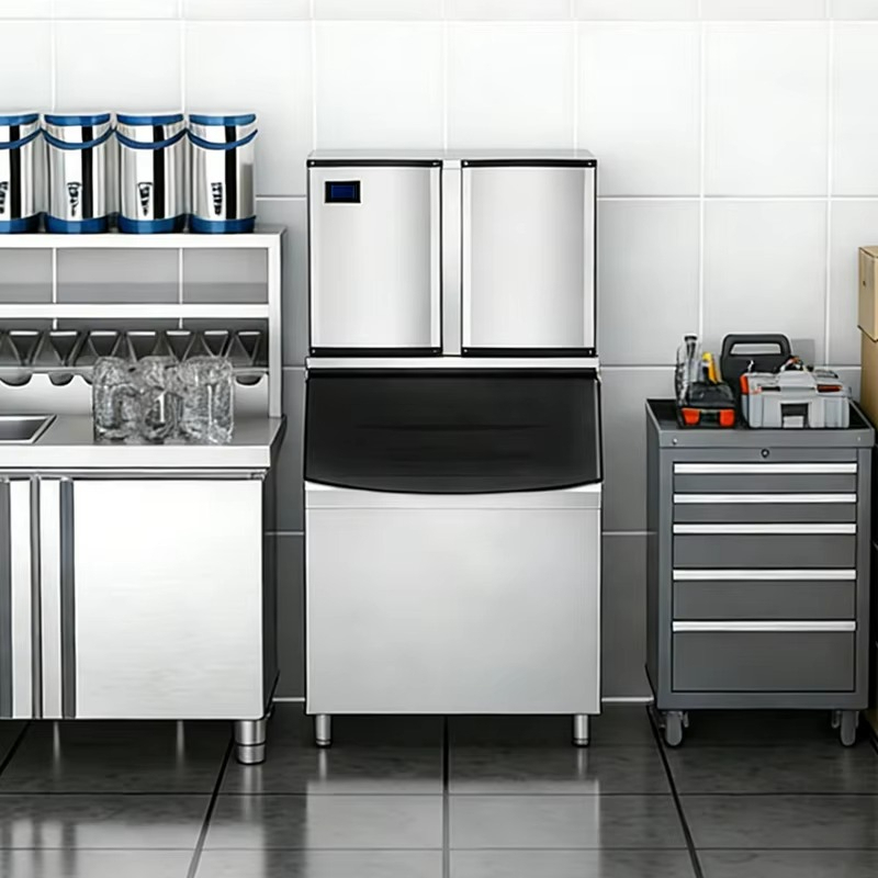 Customized 100kg/24h Double He - Commercial Ice Maker 100Kg 评论和价格