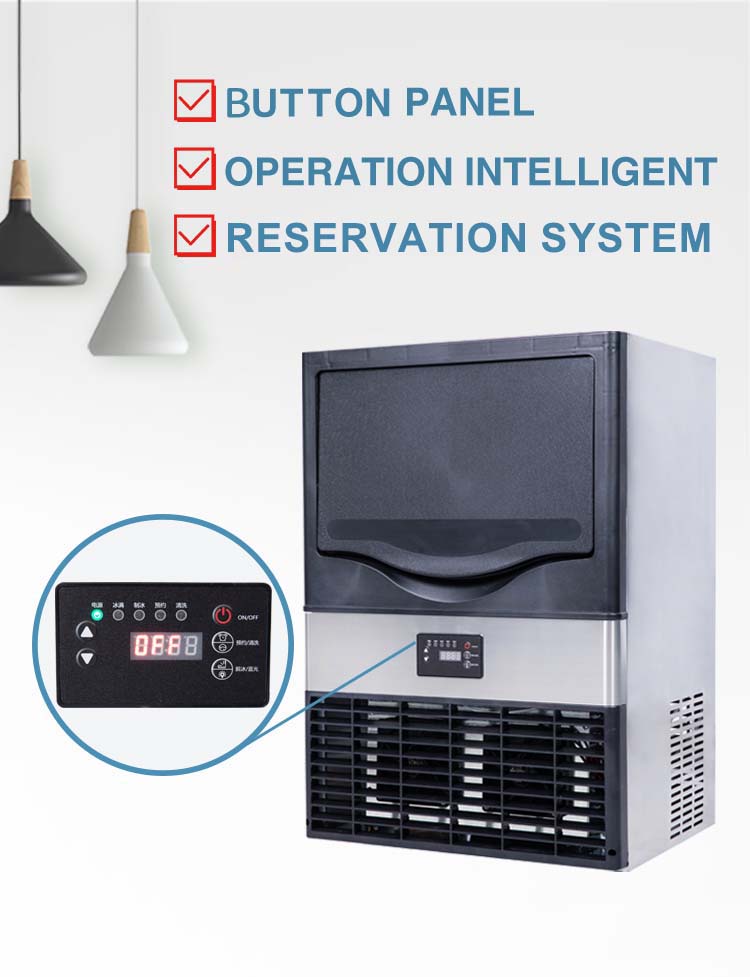 Commercial Ice Cube Maker 55KG - Commercial Ice Maker Air Cooled 评论和价格
