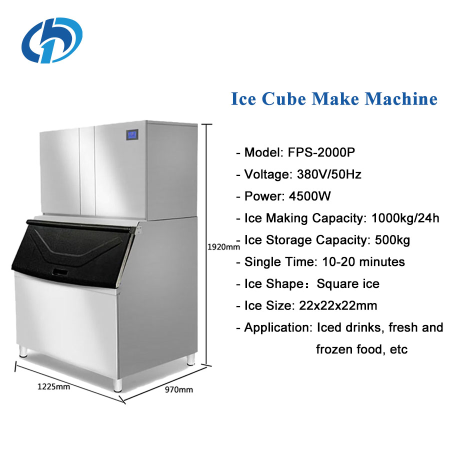 Ice Cube Machine 1 Ton 1000kg  - Block Ice Machine 1 Ton 评论和价格