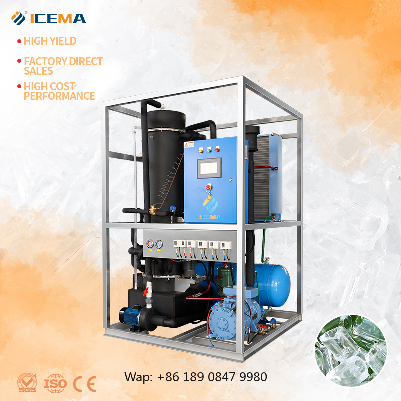 【Hot】High Quality 1Ton Tube Ic - Ice Tube Machine 500Kg 评论和价格