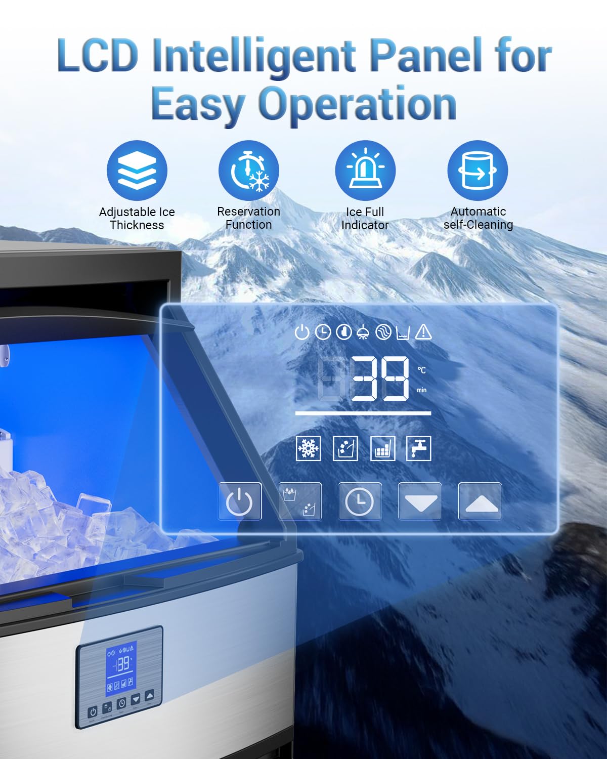 Commercial Ice Maker, 450LBS/2 - Commercial Ice Maker Air Cooled 评论和价格