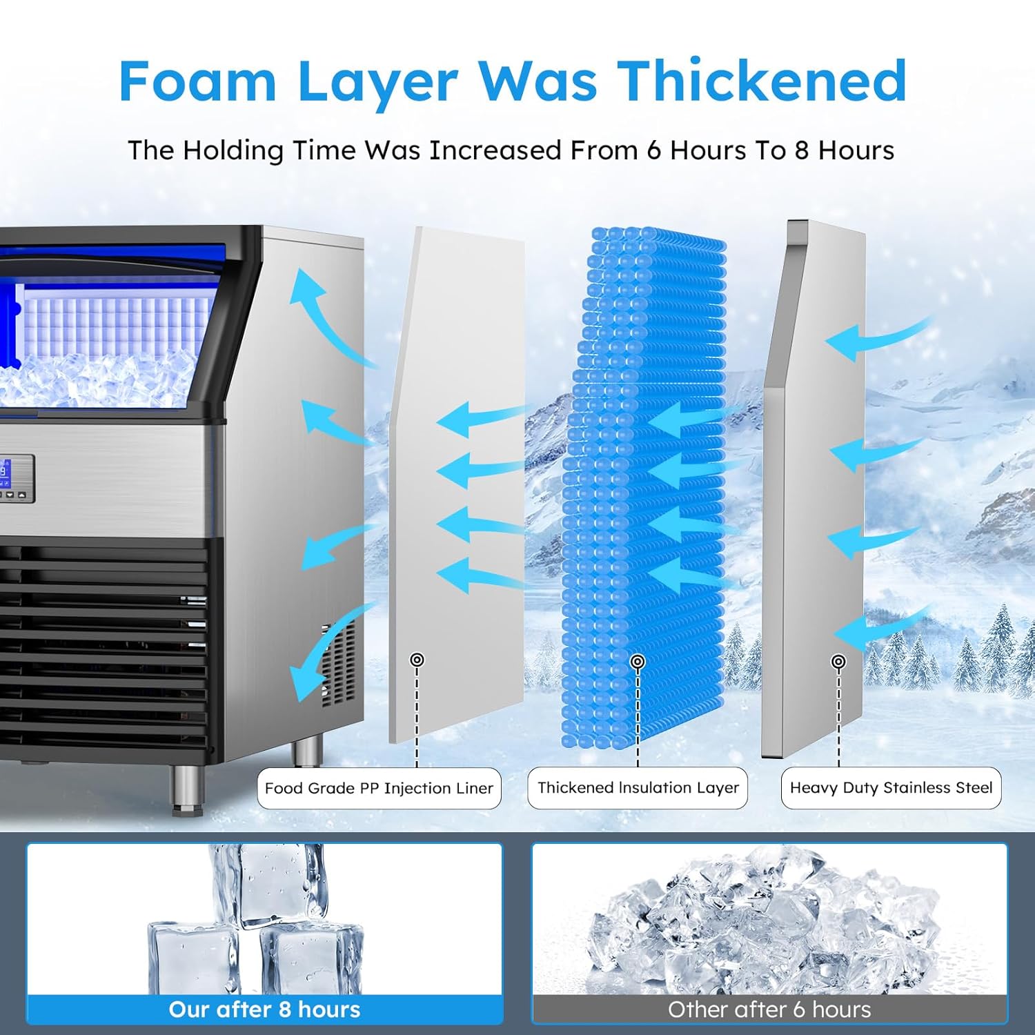 Commercial Ice Maker, 450LBS/2 - Commercial Ice Maker Air Cooled 评论和价格