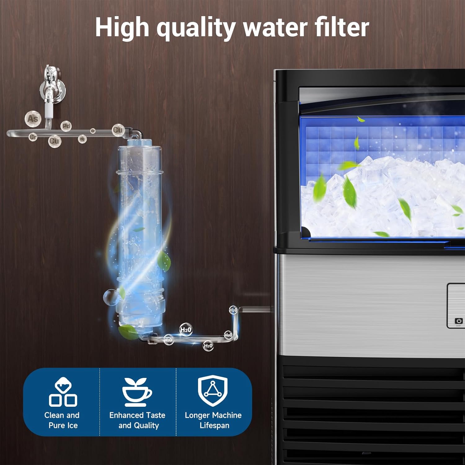 Commercial Ice Maker, 450LBS/2 - Commercial Ice Maker Air Cooled 评论和价格