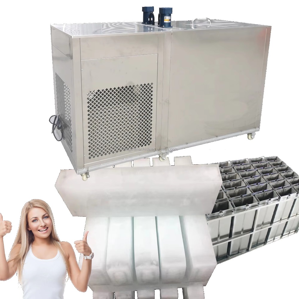 1 Ton Cube Small Commercial Ma - Block Ice Machine 1 Ton 评论和价格