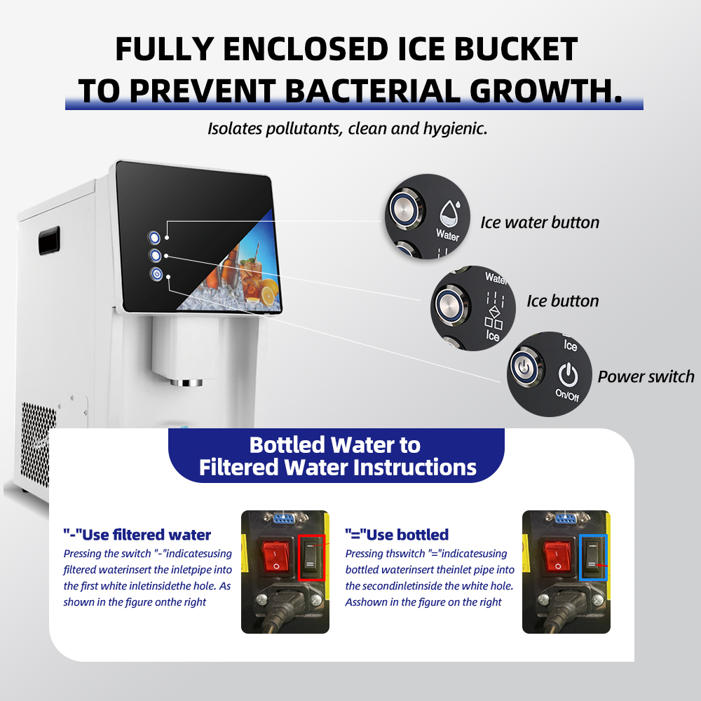 Wholesale 50KG/24h Home Nugget - Ice Machine 50Kg Nugget 评论和价格