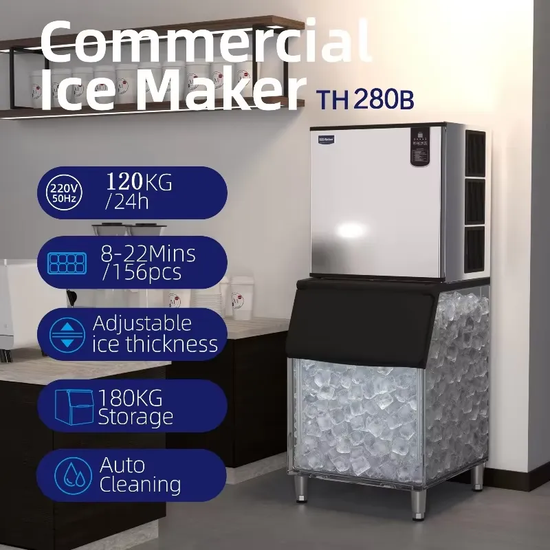 Commercial Ice Cube Maker Mach - Commercial Ice Maker 200Kg Cube 评论和价格