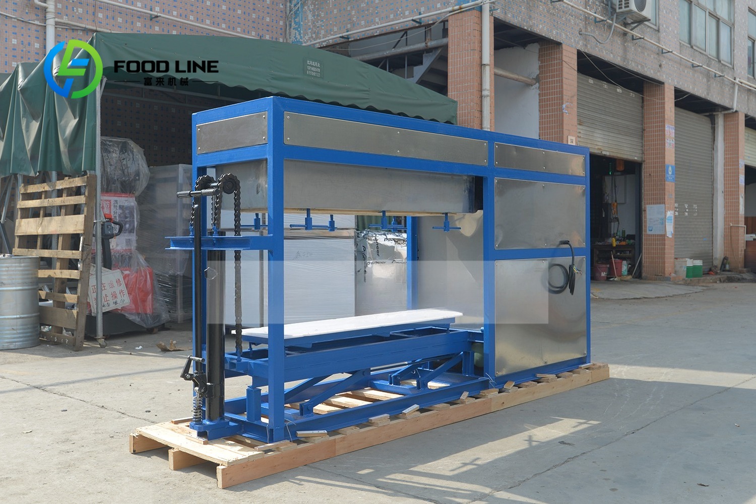 Commercial 1 Ton 5kg 10kg Bloc - Block Ice Machine 1 Ton 评论和价格