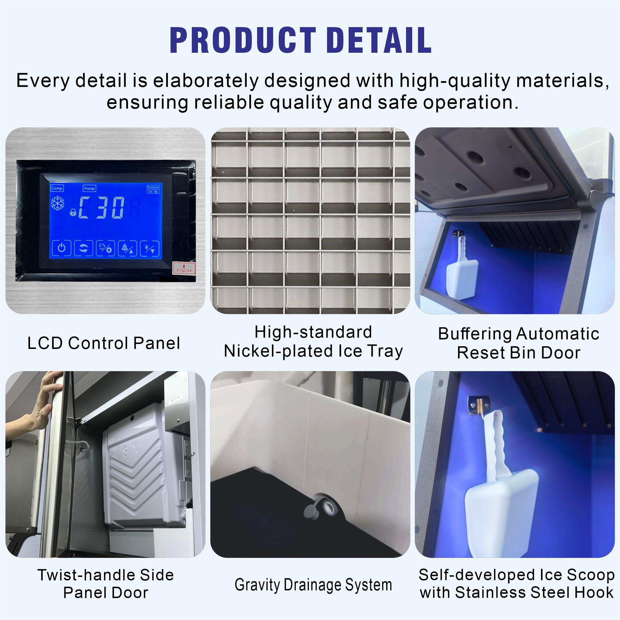 200kg 300kg 320kg 350kg 450kg  - Commercial Ice Maker 200Kg Cube 评论和价格