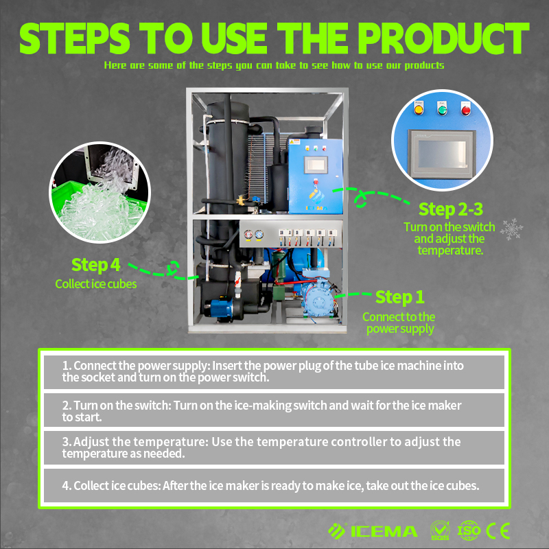 ICEMA Solid Tube Ice Machine M - Ice Tube Machine 500Kg 评论和价格