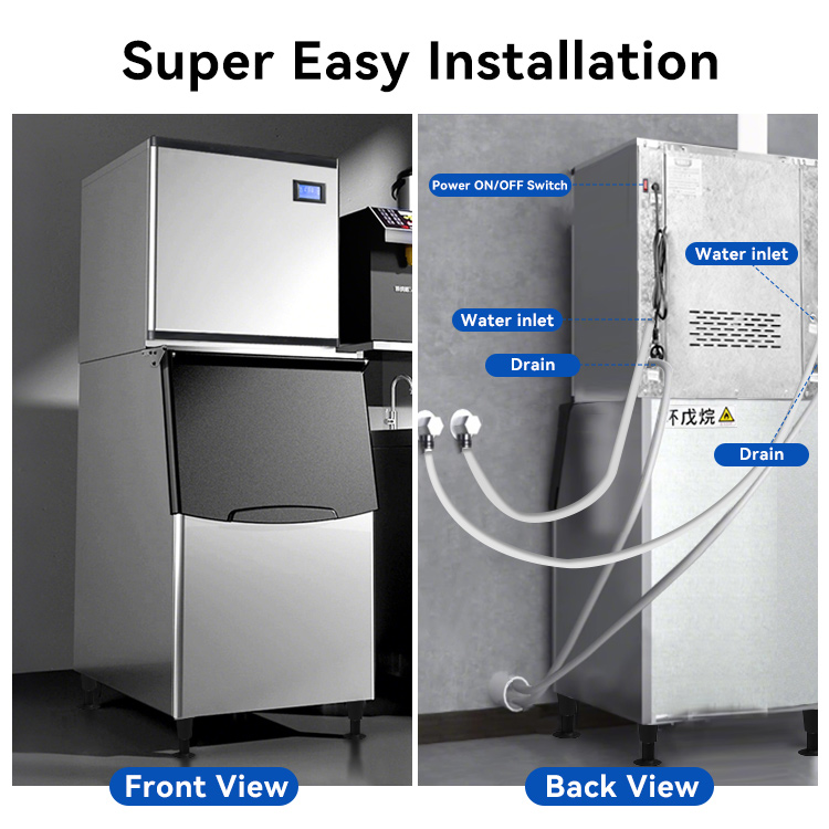 Factory ETL CE Automatic Comme - Commercial Ice Maker 200Kg Cube 评论和价格