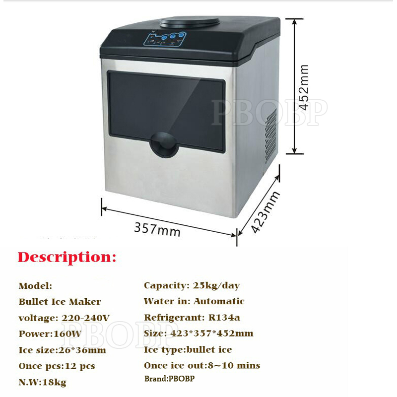 Ice Cube Maker Machine 25kg/24 - Ice Maker Machine 25Kg 评论和价格