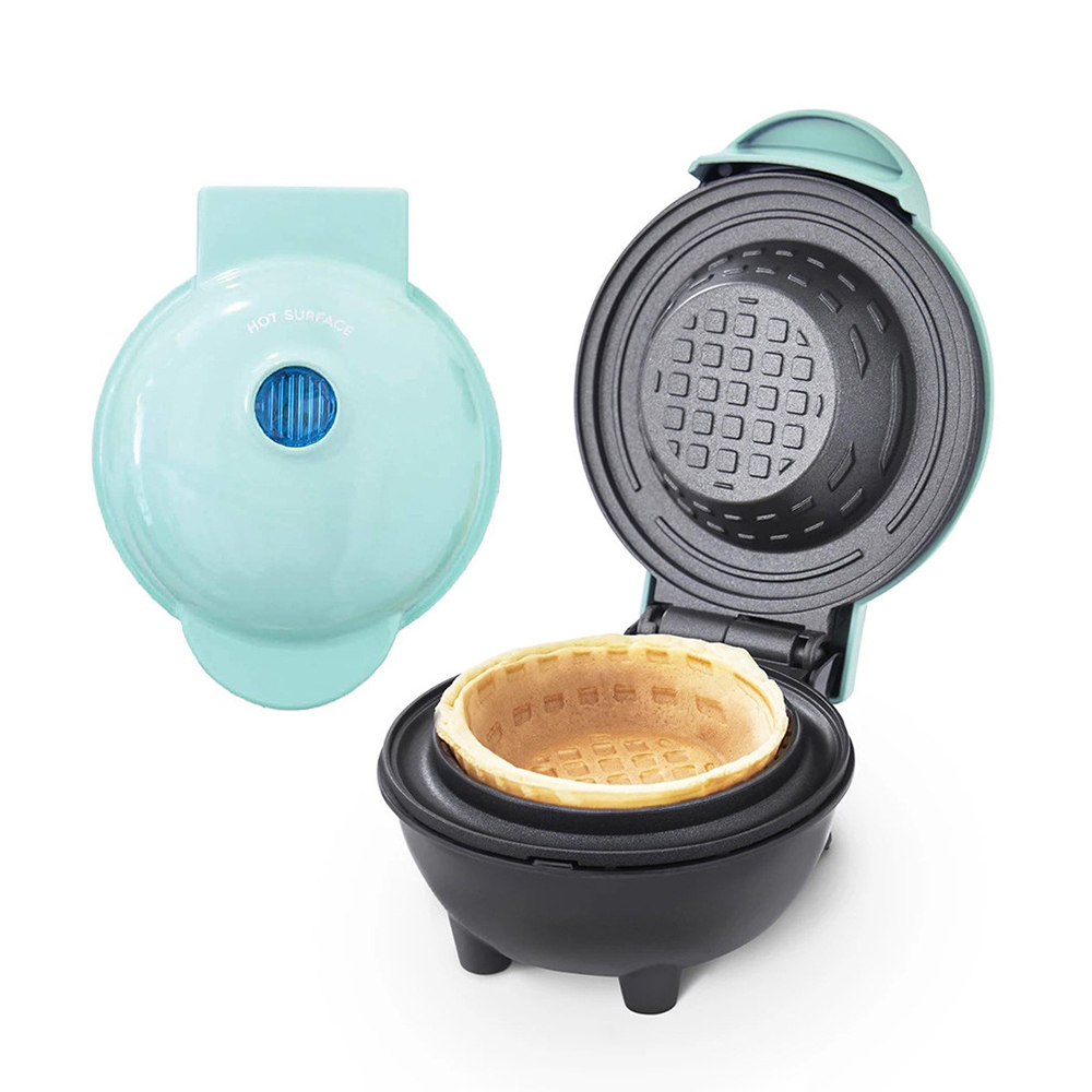 New Mini Waffle Bowl Maker 110 - Countertop Ice Maker Commercial 评论和价格