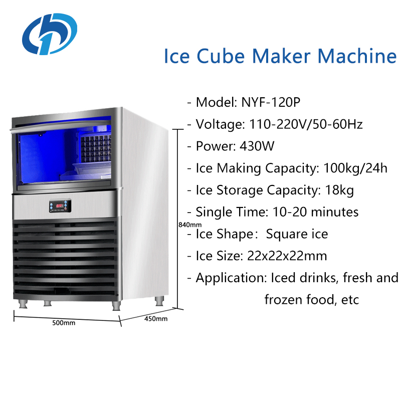 Ice Making Machine 100kg Autom - Commercial Ice Maker 100Kg 评论和价格