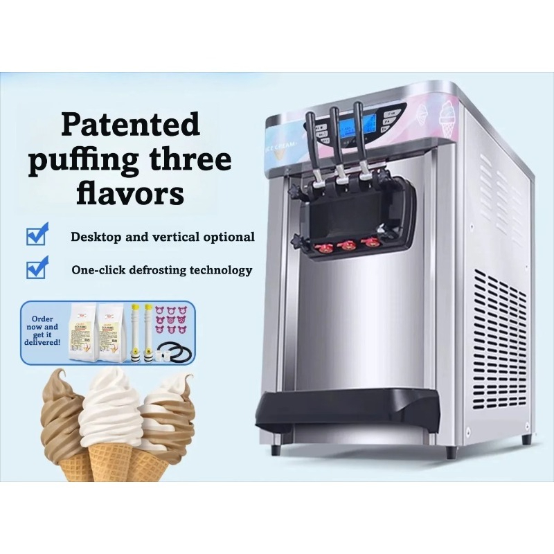 Commercial Soft Ice Cream Mach - Countertop Ice Maker Commercial 评论和价格